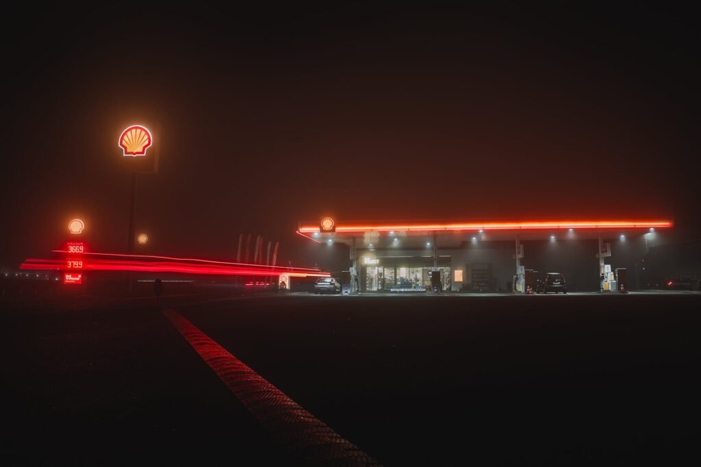 light city road traffic