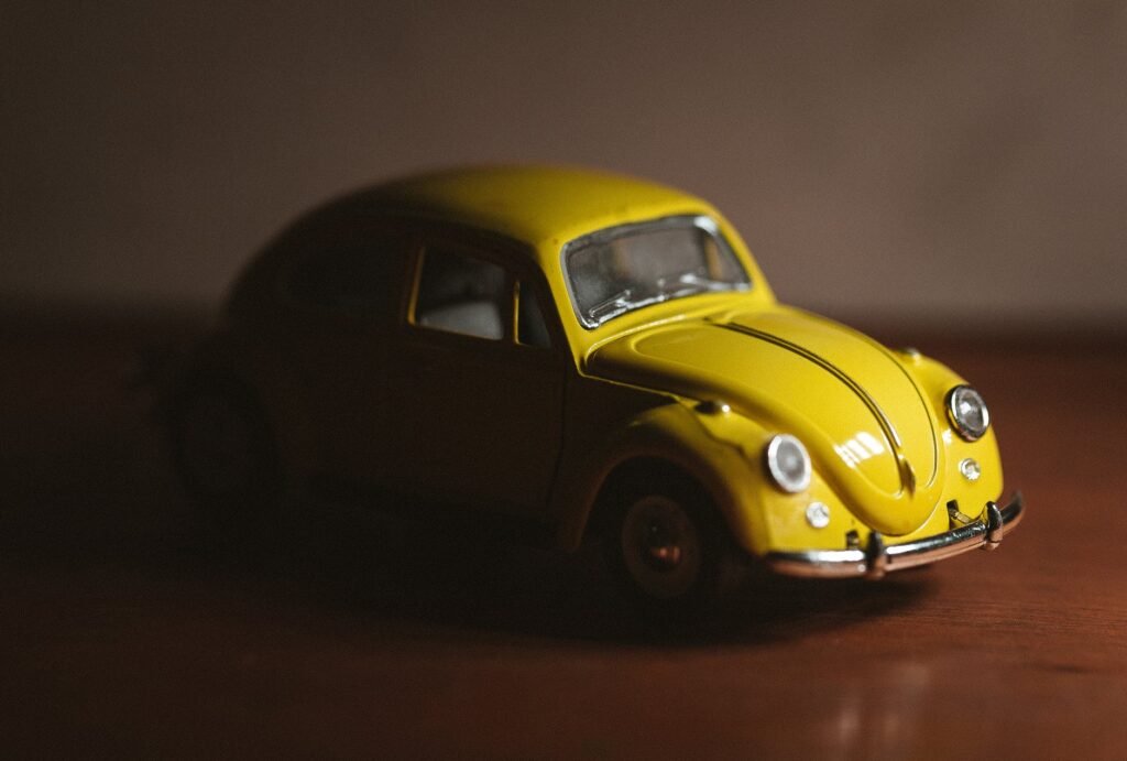 miniature of yellow beetle car