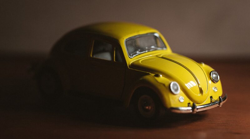 miniature of yellow beetle car